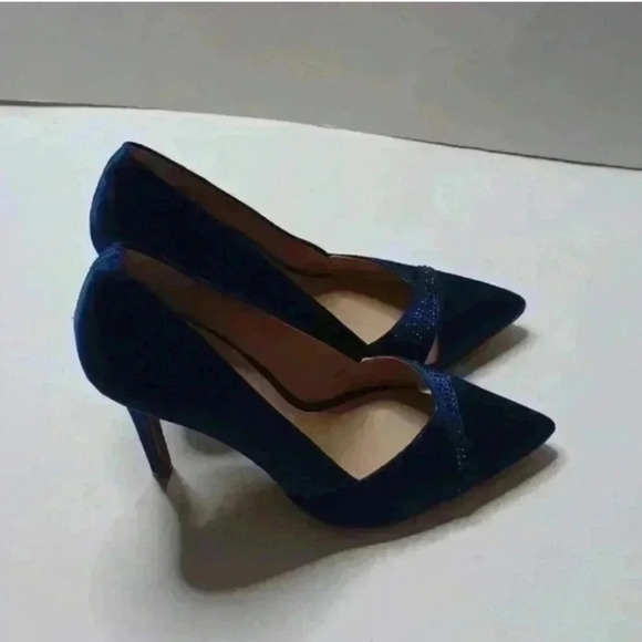 Navy Vince Camuto Heels with Sparkly - Picture 3 of 16